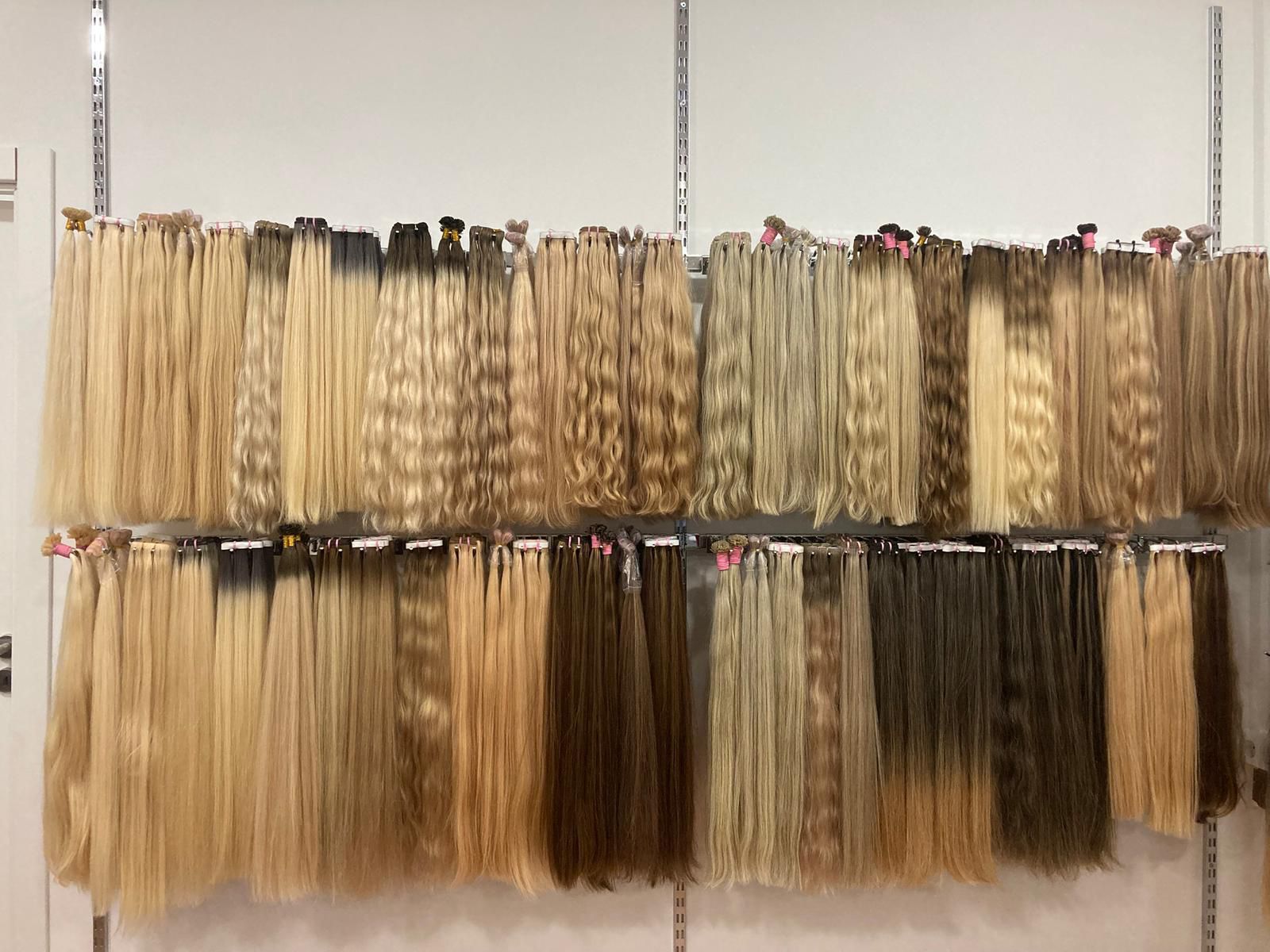 Selecção premium de extensões capilares — curadoria de cabelo humano